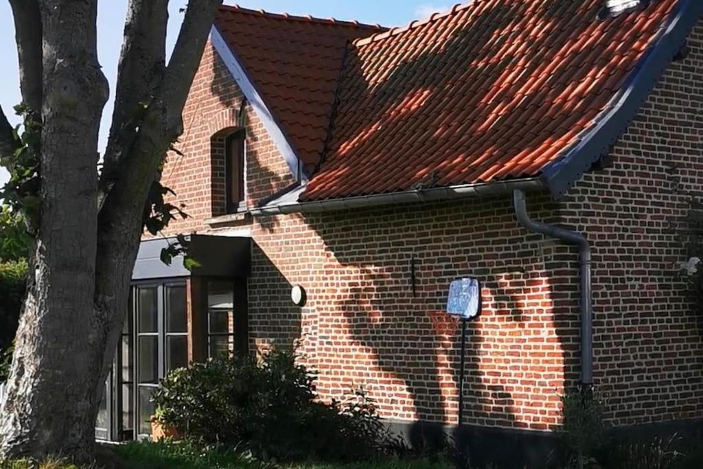 Sainghin-en-Mélantois Ferme De Caractere Avec Piscine Et Cheminee 빌라 외부 사진
